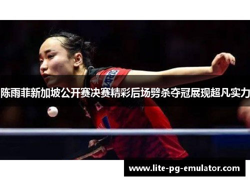 陈雨菲新加坡公开赛决赛精彩后场劈杀夺冠展现超凡实力 陈雨菲新加坡公开赛决赛精彩后场劈杀夺冠展现超凡实力